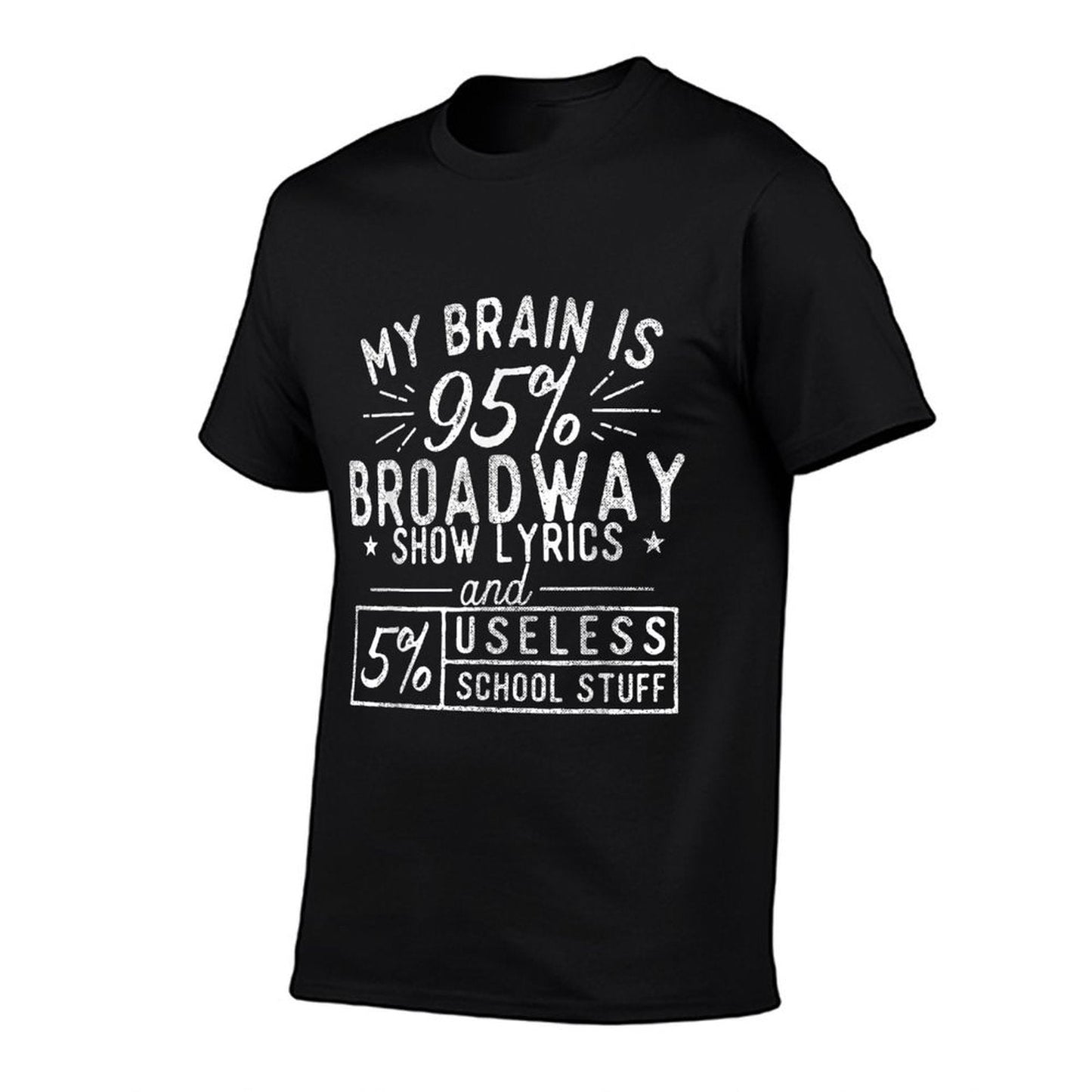 My Brain Is 95 Broadway Lyrics - Actor Theatre Musical  Wrinkle-resistant T-Shirt